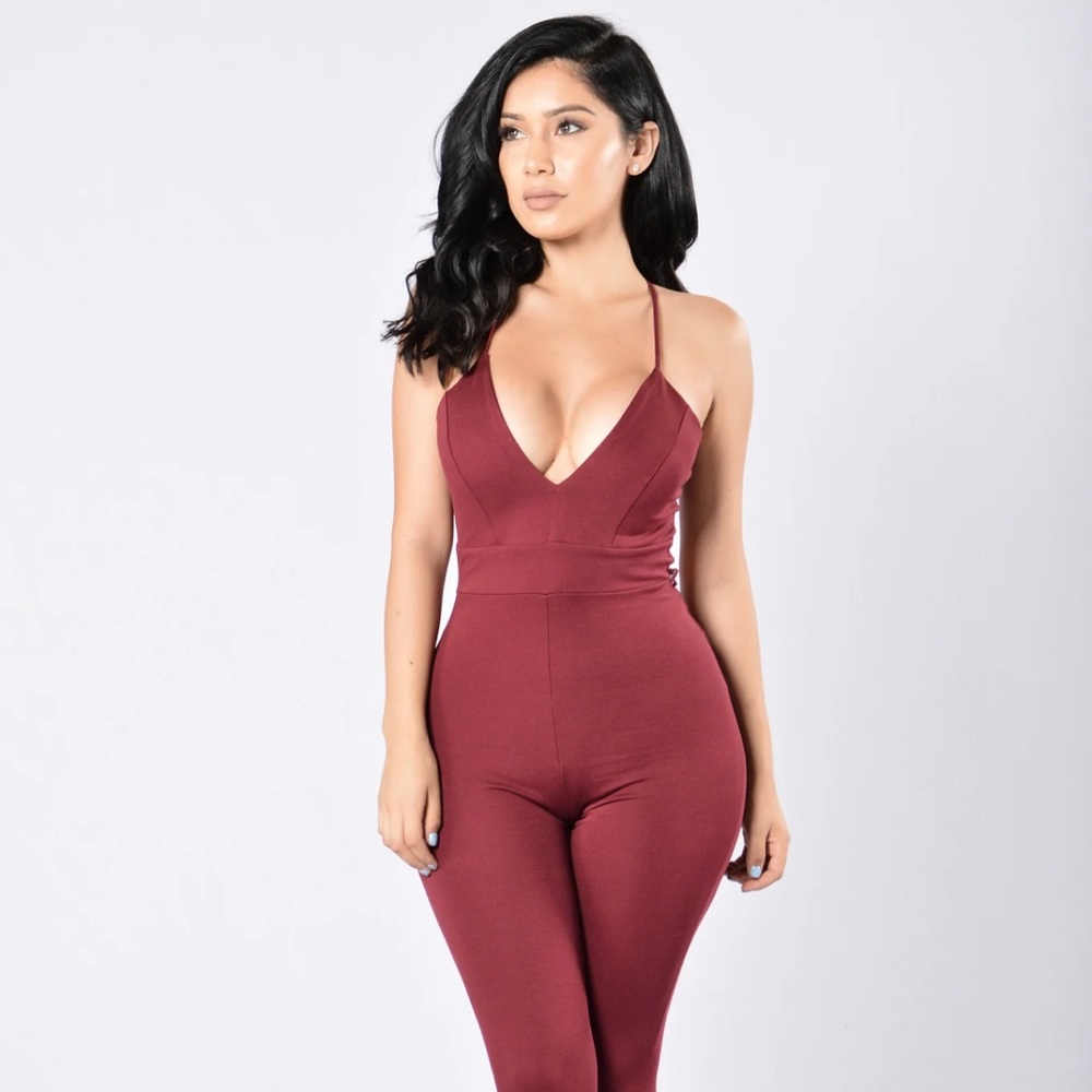 Tie Me Up In Lace Jumpsuit